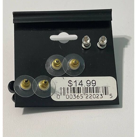 Taramanda Trio Earring Set CZ Ball‎ Studs Flowers - Picture 4 of 6